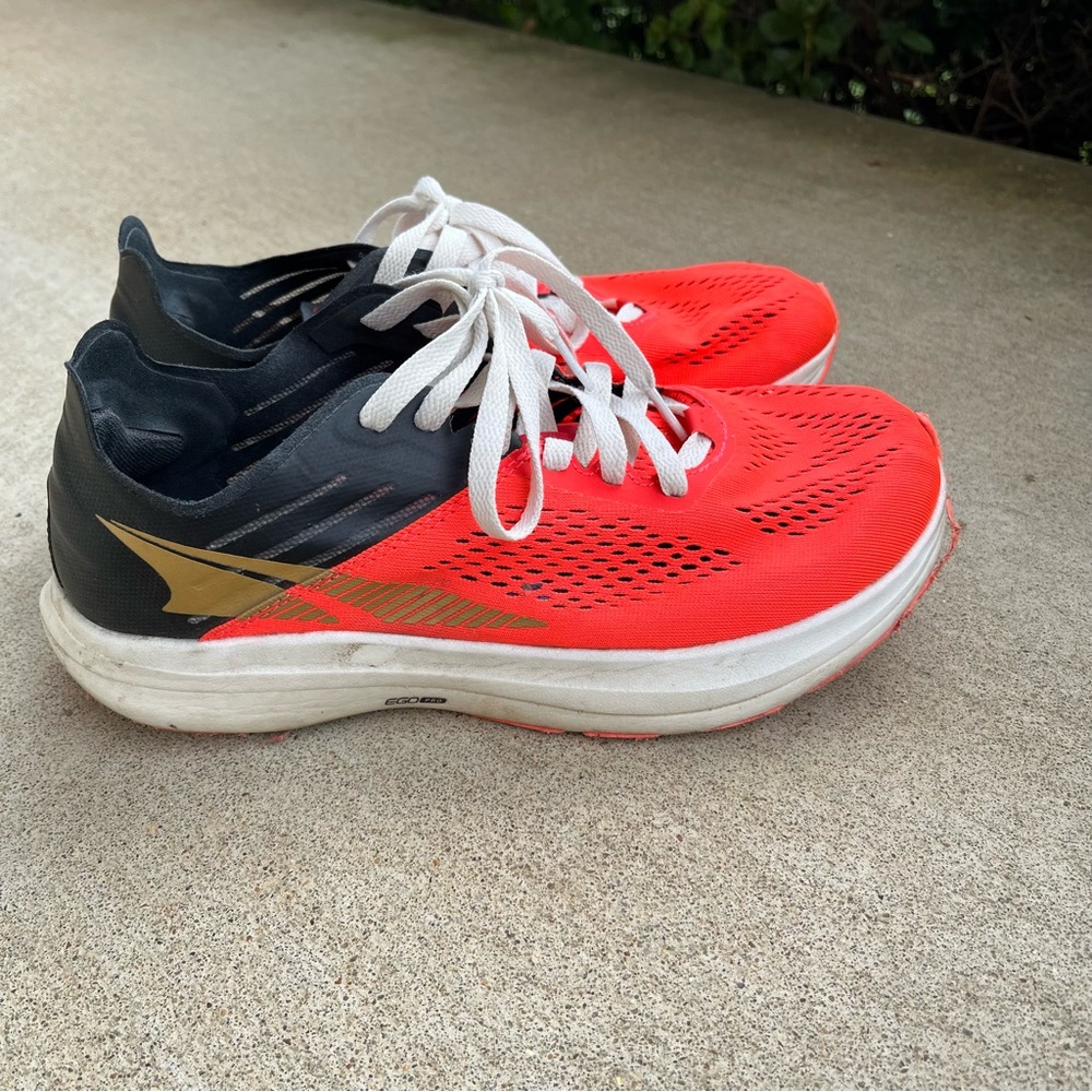 Altra Women's Red Black Gold Road Running Shoes